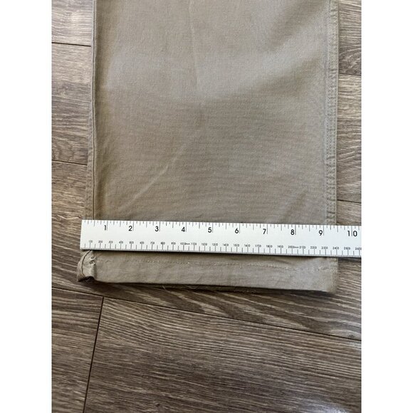 Duluth Trading Co Jeans Mens 46x32 Relaxed Flex Fire Hose Beige Canvas Utility - Picture 8 of 16